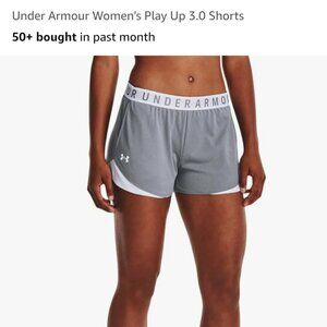 2 Pairs Of XS Under Armour womens play 3.0 1 Gray 1 Black.